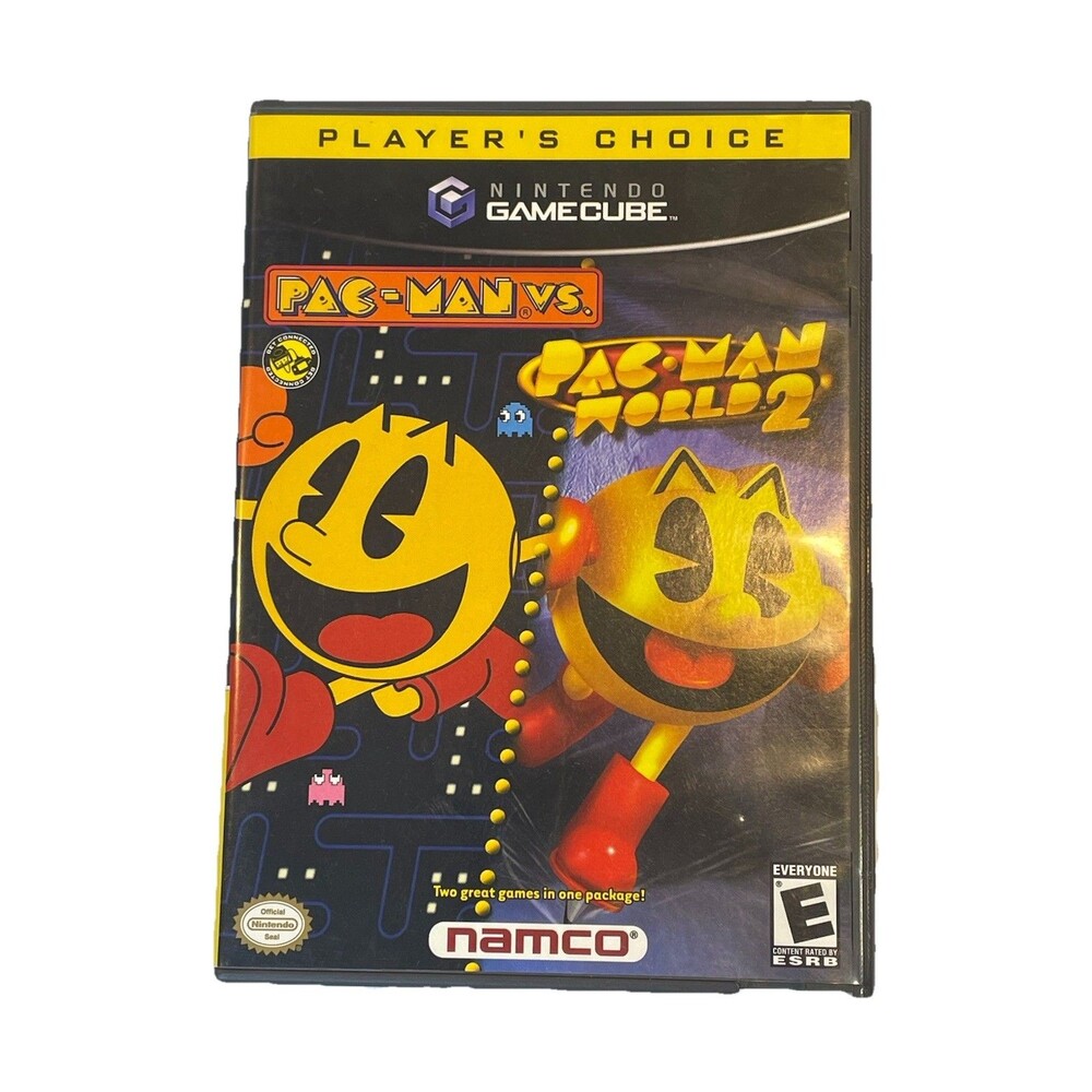 Pac-Man World 2 Bundle Nintendo GameCube - CIB Complete 2 Disc + Manual Inserts